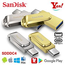 【Yes！公司貨】SanDisk UltraLuxe OTG 512G 512GB Type-C USB 3.1 隨身碟
